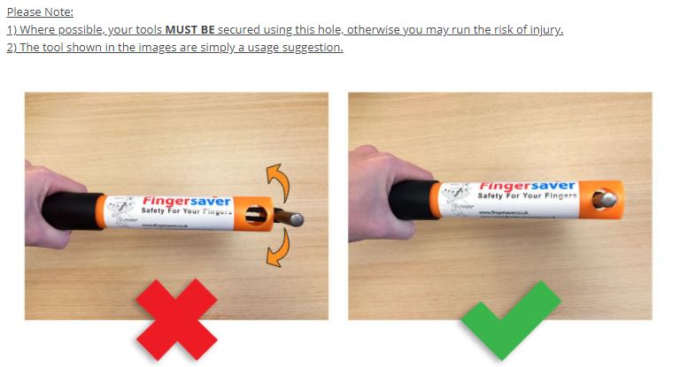Finger Saver Impa Fingersaver 350mm / 850mm - HB Team